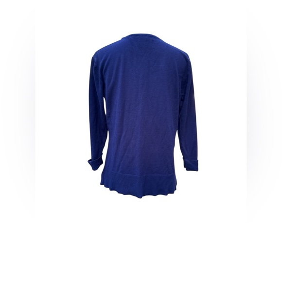 Gretchen Scott Blue Crewneck Sweater XS | Soft Knit Classic Pullover - Picture 4 of 7